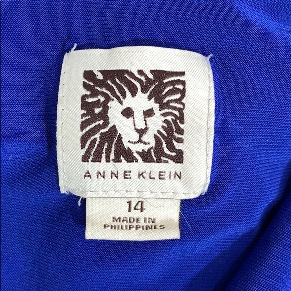 Anne Klein royal blue slip on sleeveless dress - Picture 5 of 8
